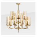 Wholesale modern glass chandelier pendant light for living room